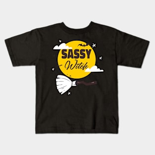 Sassy Witch Kids T-Shirt